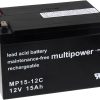 Powery olovna Baterija (multipower) MP15-12C cikličke s dubokim pražnjenjem