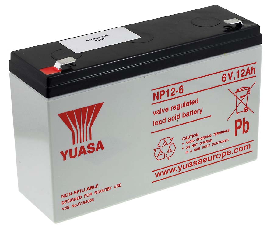 YUASA olovna baterija NP12-6 Vds