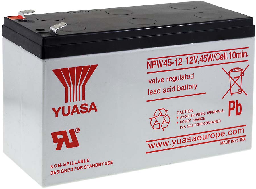 YUASA olovna baterija NPW45-12