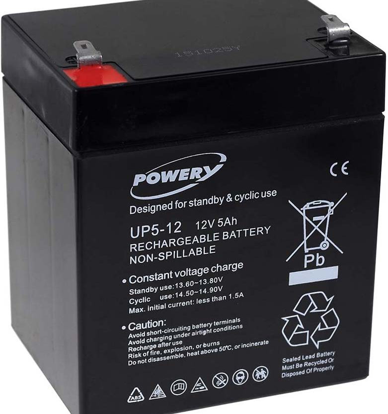 Powery olovo - gel Baterija 12V 5Ah