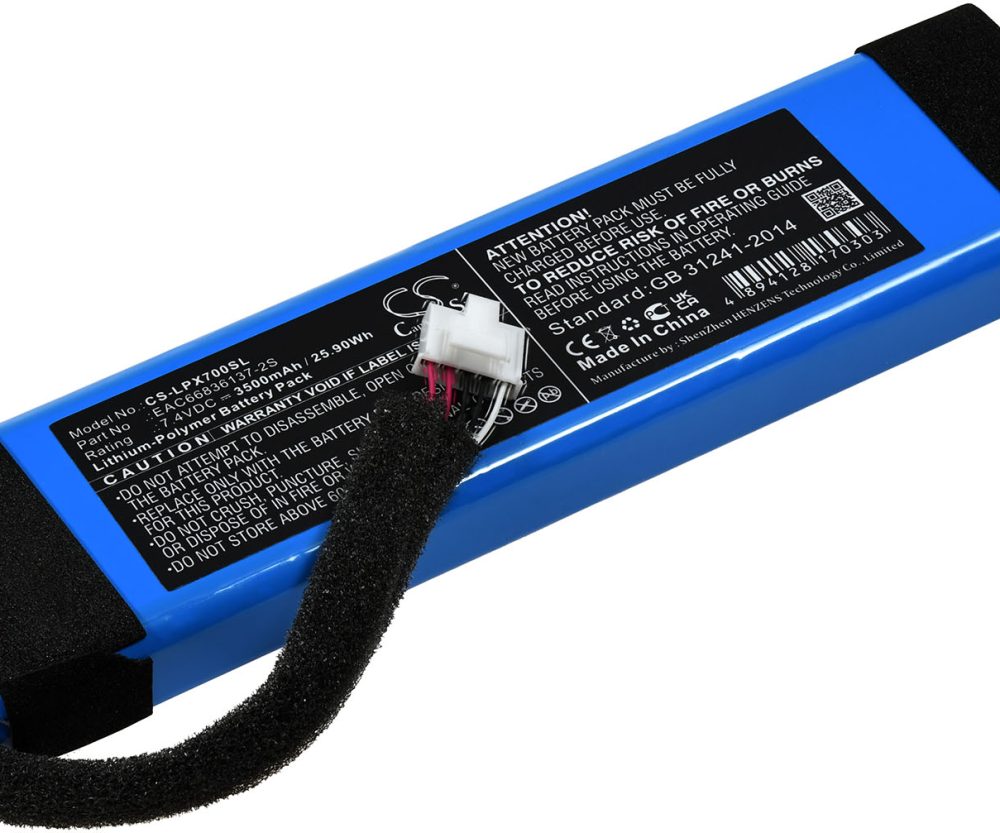 Baterija za Bluetooth-zvučnik Logitech Xboom Go PL7 / Typ EAC66836137-2S