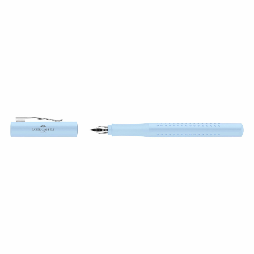 Garnitura olovka kemijska+nalivpero Grip 2010 Harmony u met.kutiji Faber Castell 201524 sky blue - Slika 3