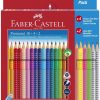 Boje drvene  22boje Grip 2001+2olovke grafitne Grip 2001 Faber-Castell 201540