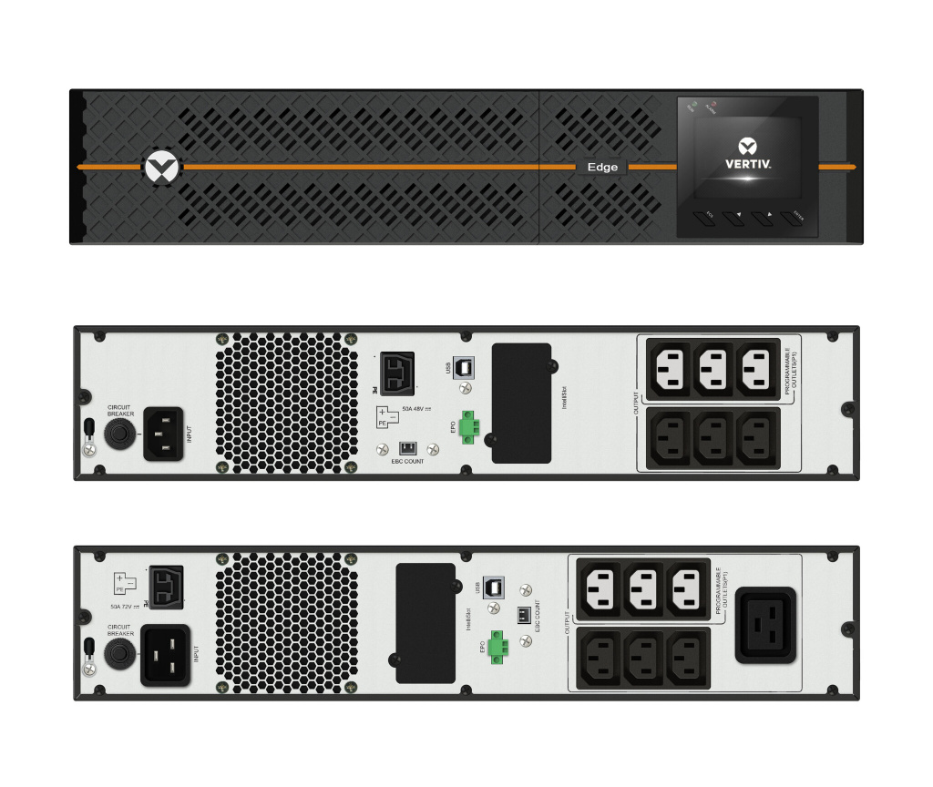 Vertiv 1500VA/1350W - EDGE-1500IRT2UXL RACK/TOWER - Slika 2