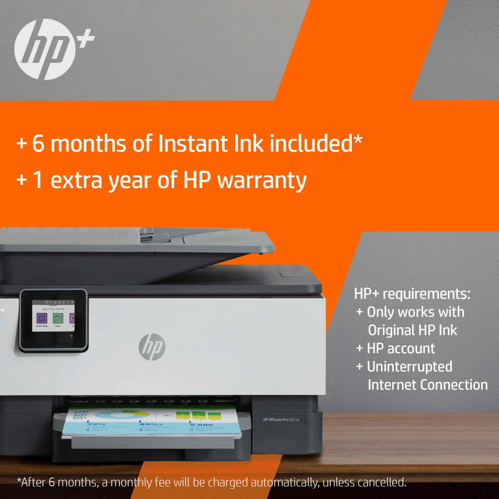 HP OfficeJet Pro 9010e multifunkcijski pisač 1200x1200dpi 22/18ppm fax ADF Duplex USB WiFi Ethernet ePrint - Slika 3