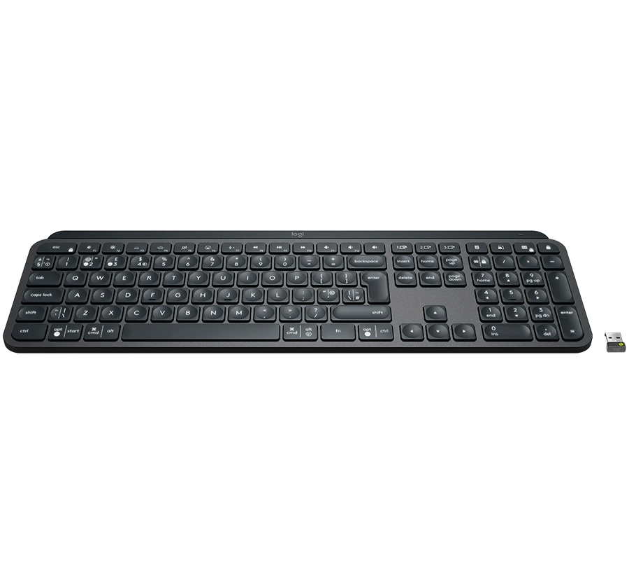 Alternative view of LOGITECH MX Keys Bluetooth Illuminated Keyboard - GRAPHITE - B2B - Croatian layout