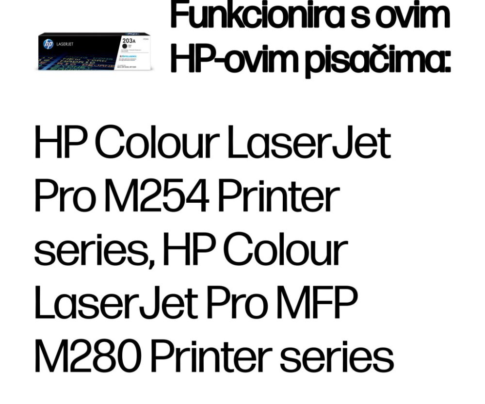 Alternative view of HP 203A Original Black LaserJet Toner