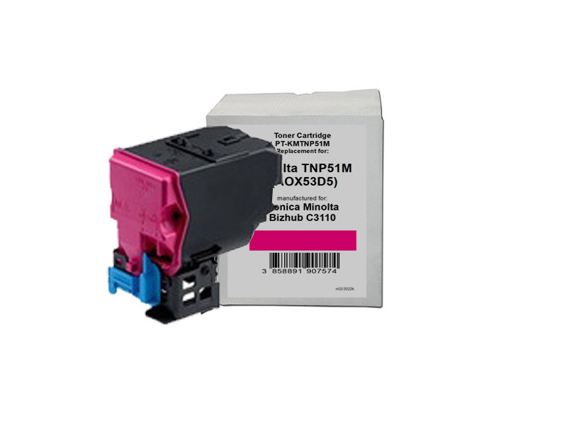 Toner Print-Team Konica Minolta TNP51M Magenta (AOX53D5)