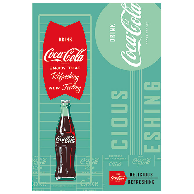 Teka meki uvez A4 karo 40L 80g Coca-Cola Mar Mar