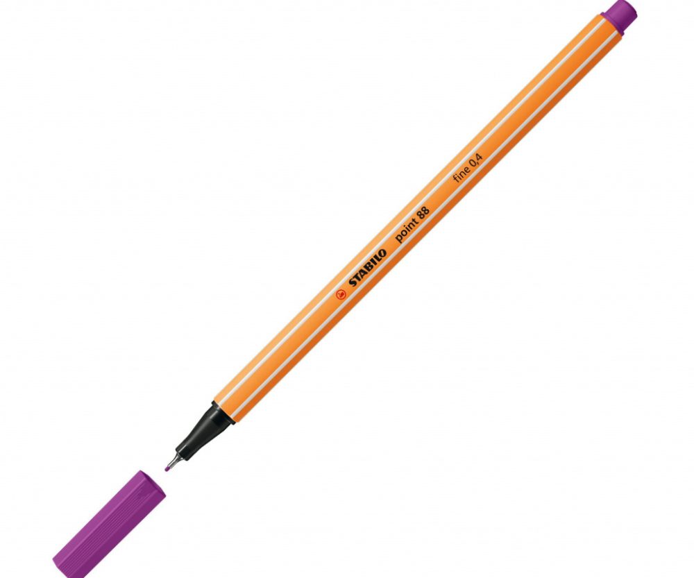 Alternative view of Flomaster 0,4 mm Point 88/58 Stabilo lila