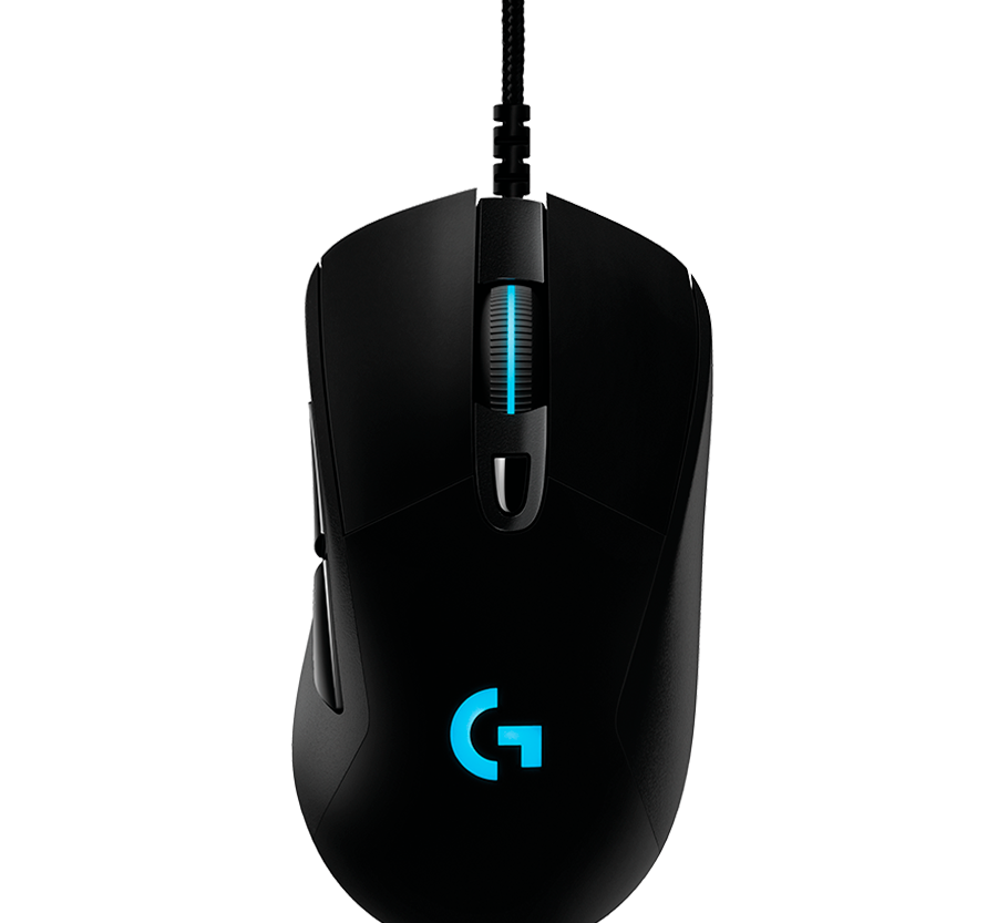 LOGITECH G403 HERO LIGHTSYNC Corded Gaming Mouse - BLACK - USB - EER2