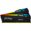 Kingston DRAM 16GB 5600MT/s DDR5 CL40 DIMM (Kit of 2) FURY Beast RGB XMP