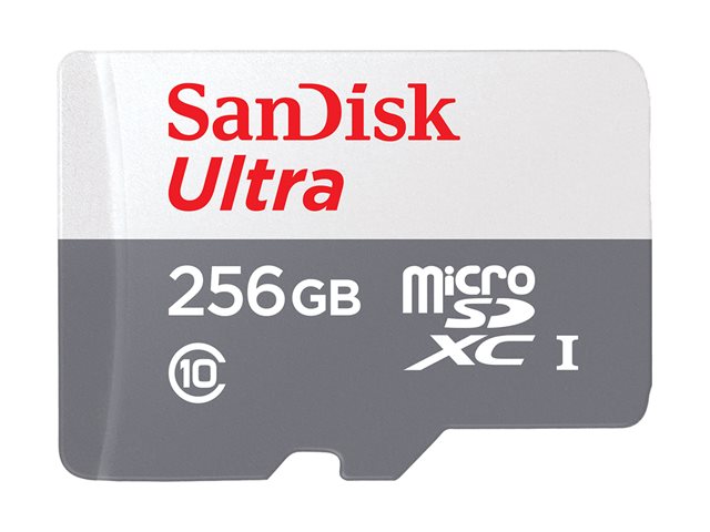 SANDISK Ultra 256GB microSDXC + SD Adpt