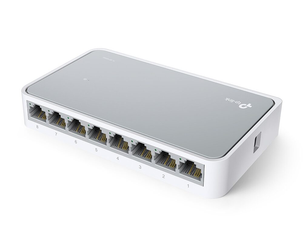 Alternative view of TP-Link switch TL-SF1008D 8-portni