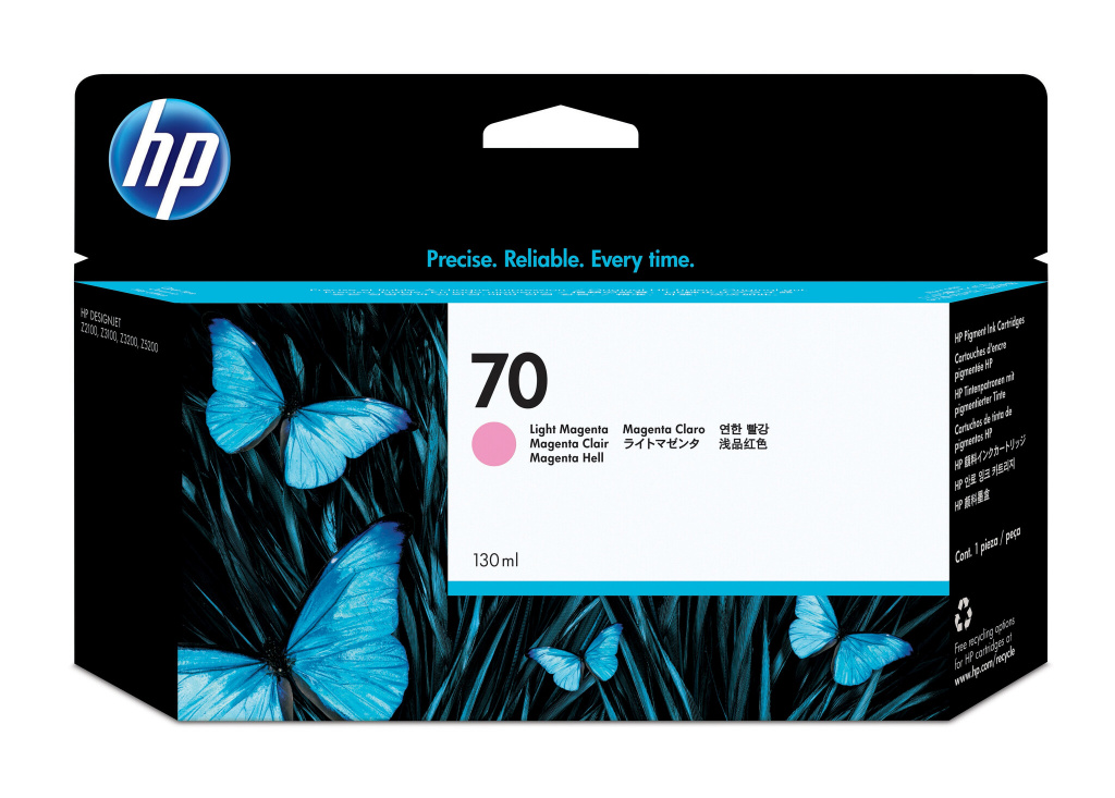 HP 70 ink light magenta 130 ml Vivera