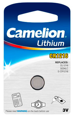 Lithium dugmasta baterija Camelion CR1216 1 kom Blister