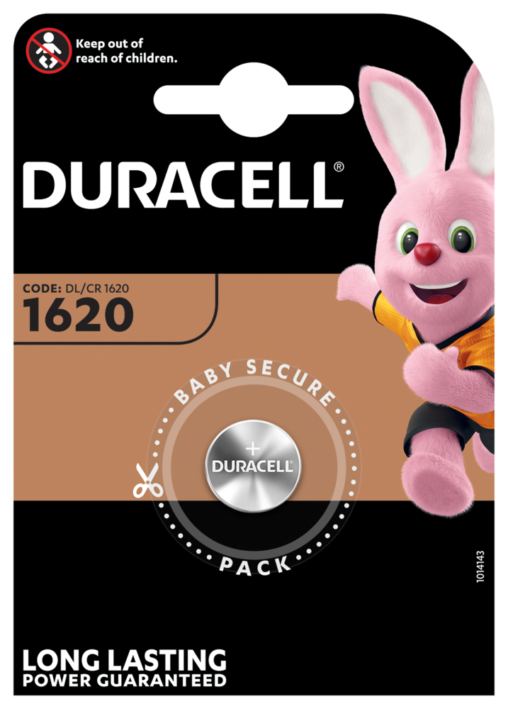 Lithium dugmasta Baterija Duracell DL1620 / CR1620 1 kom Blister