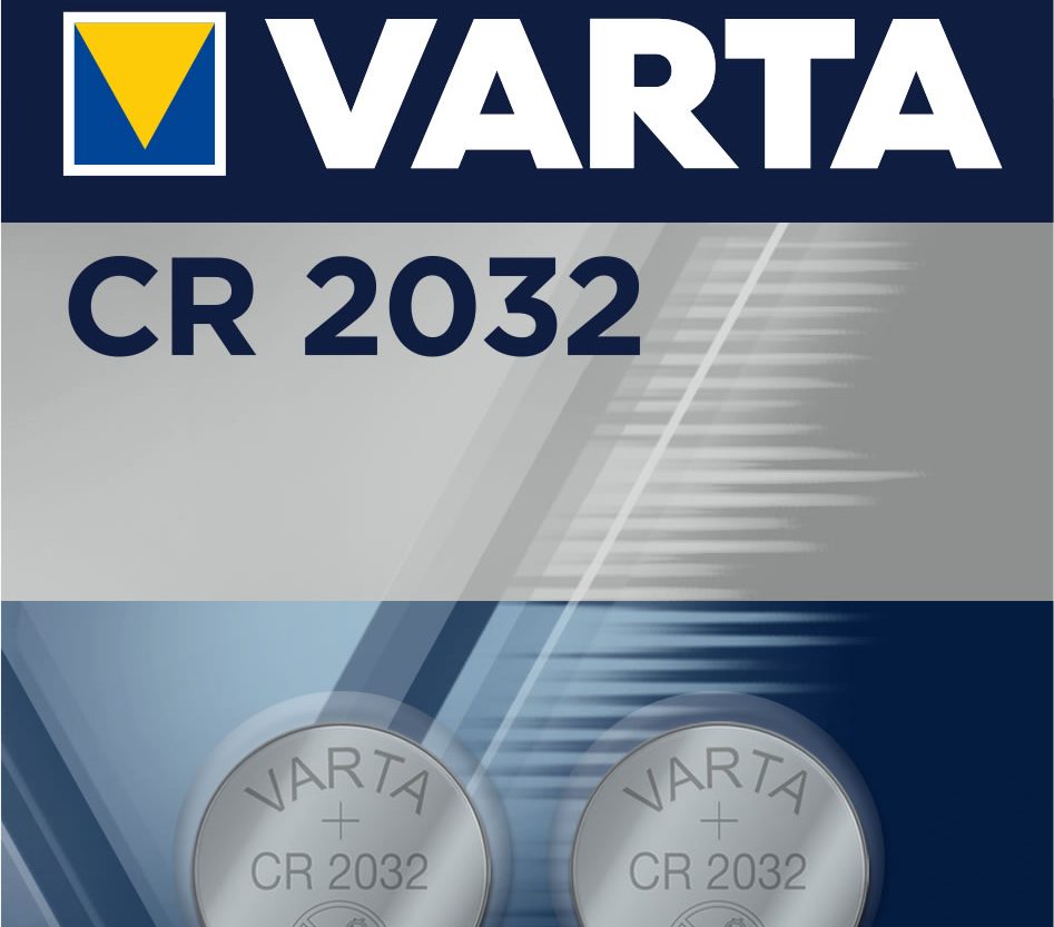 Varta Lithium dugmasta Baterija CR2032, zamjenjuje DL2032 IEC CR2032 2 kom Blister