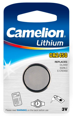 Lithium dugmasta Baterija Camelion CR2450 1 kom Blister