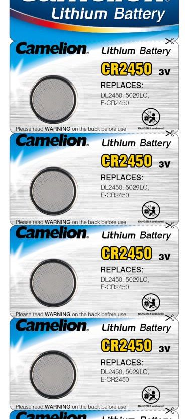 Camelion Lithium Baterija CR2450 3V 5 kom Blister