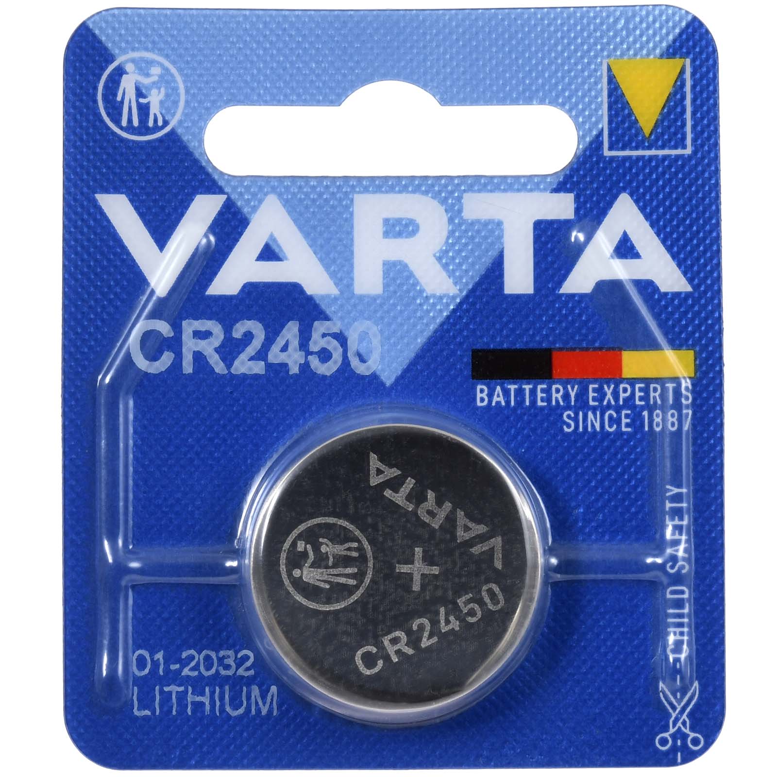 Varta Lithium dugmasta Baterija CR2450 DL2450 3V 1 kom Blister