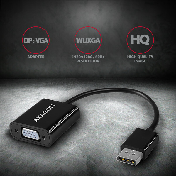 Alternative view of AXAGON RVD-VGN DisplayPort -> VGA adapter FullHD