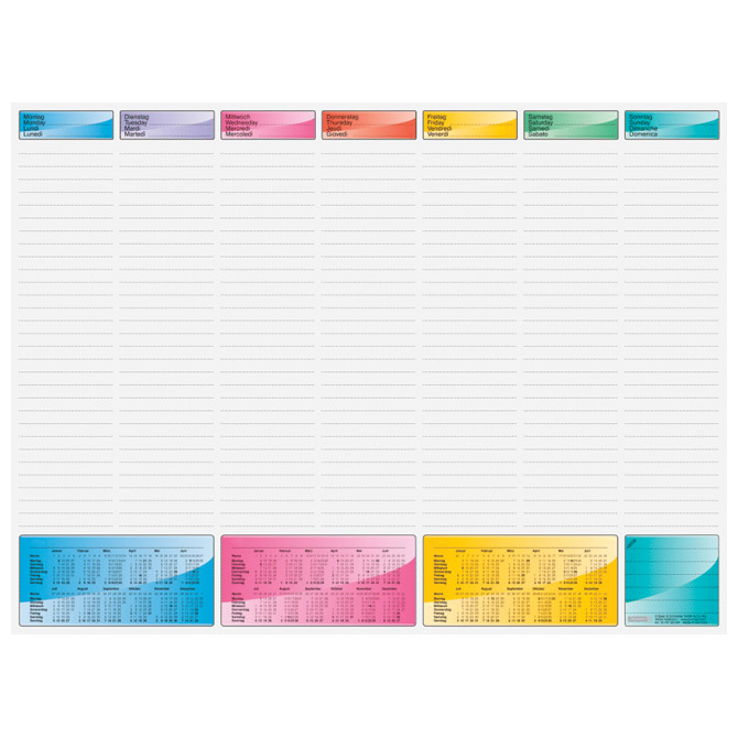 Mapa stolna-blok 59x42 cm 40listova Dataline Brunnen 10-70128
