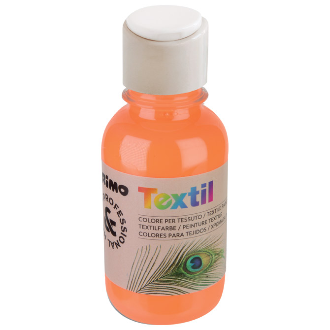 Boja tempera za tekstil 125 ml Primo 410TXF125250 fluorescentno narančasta