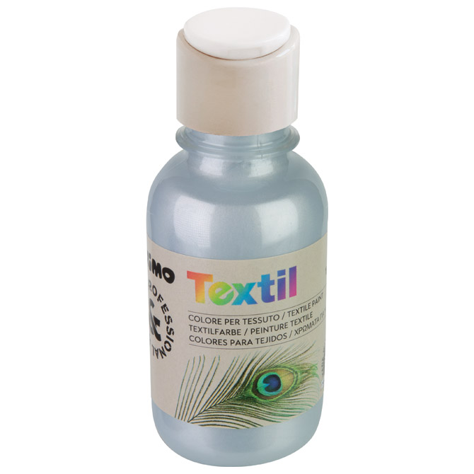 Boja tempera za tekstil 125 ml Primo 410TXM125910 srebrna
