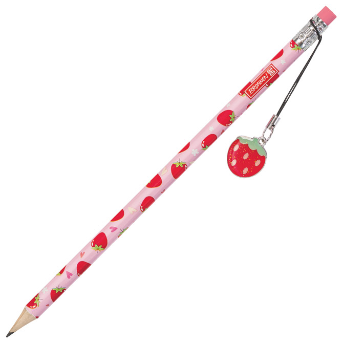 Olovka grafitna HB s privjeskom i gumicom Fruity Love Brunnen 10-29056 522