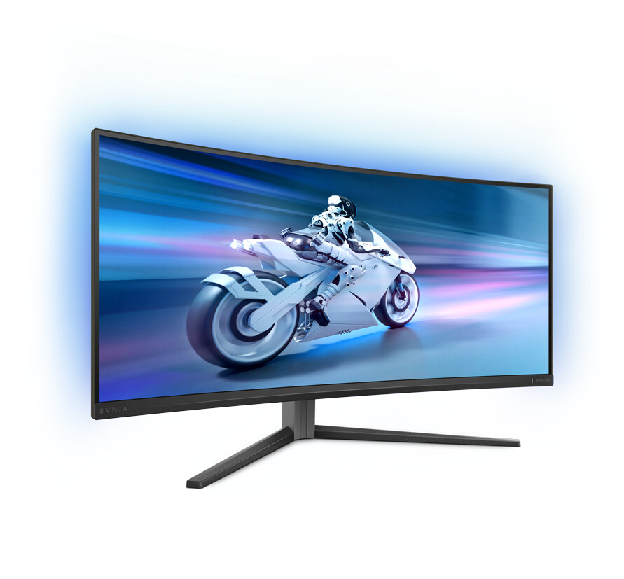 Philips Monitor Evnia 34M2C6500/00 34'' QD-OLED, 21:9, 3440x1440 (UltraWide QHD), 175Hz, 0.03ms, 250 cd/m2 (SDR), 1000 cd/m2 (HDR), 1,000,000:1, 2x HDMI 2.0, DisplayPort 1.4, 4x USB 3.2, Dark Slate Design, Adaptive-Sy - Slika 6