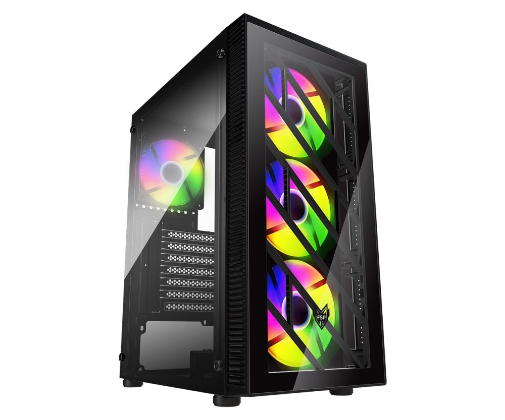 Računalo MT Gamer Optimum - Ryzen 5 5600 XT, 16GB DDR4, 1TB SSD, RX 9060 8GB, WiFi6, BT, RGB, ATX 550W, Windows 11, crno
