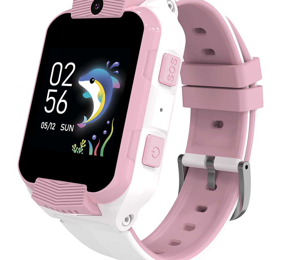 Alternative view of CANYON kids watch Cindy KW-41 4G Camera Music White Pink