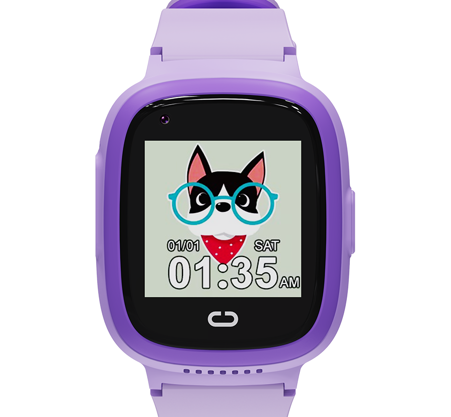CANYON kids watch Sunny KW-48 Video 4G GPS Games&Music Violet