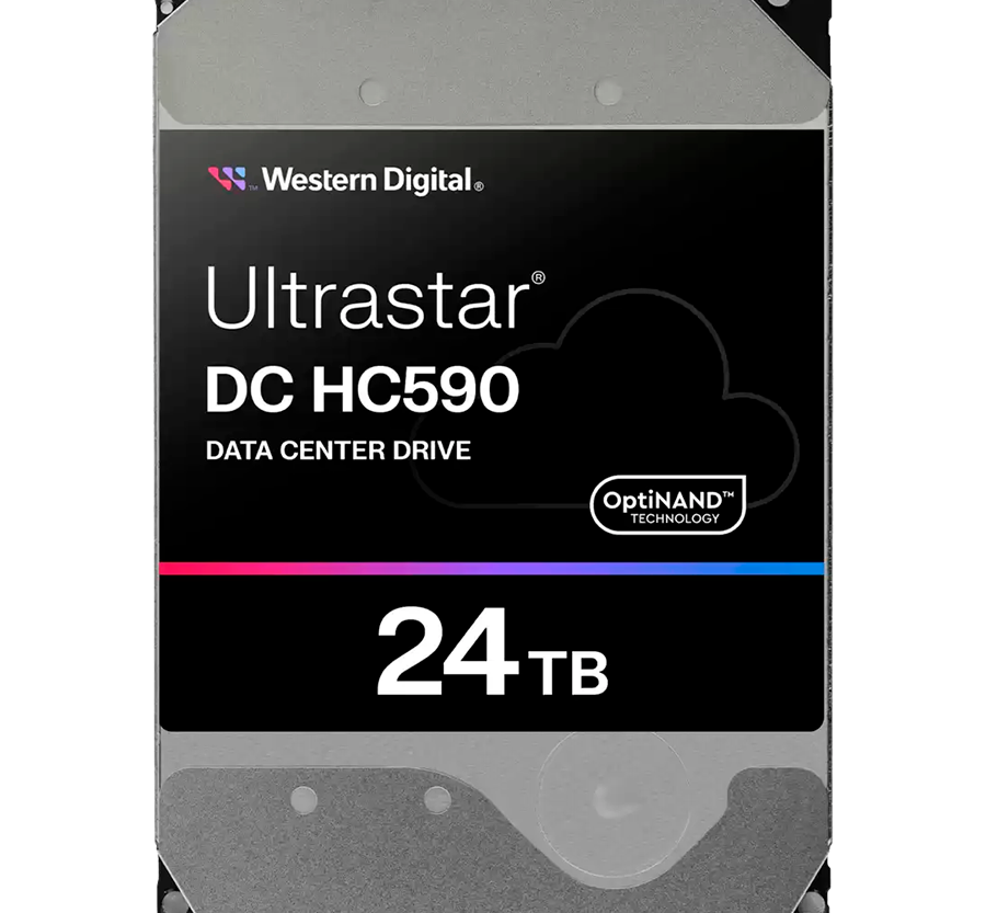 HDD Server WD ULTRASTAR DC HC590 (3.5",24TB,512MB,7200RPM,SAS) SKU: 0F59373