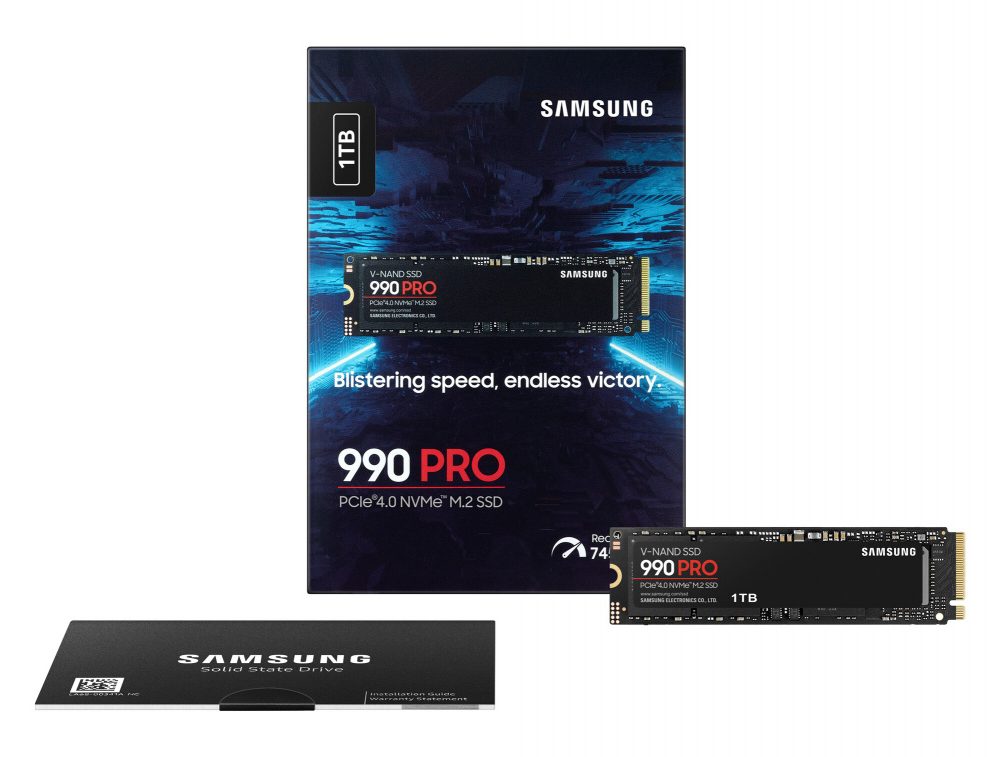 Alternative view of SSD 1TB Samsung 990 PRO M.2 NVMe MZ-V9P1T0BW