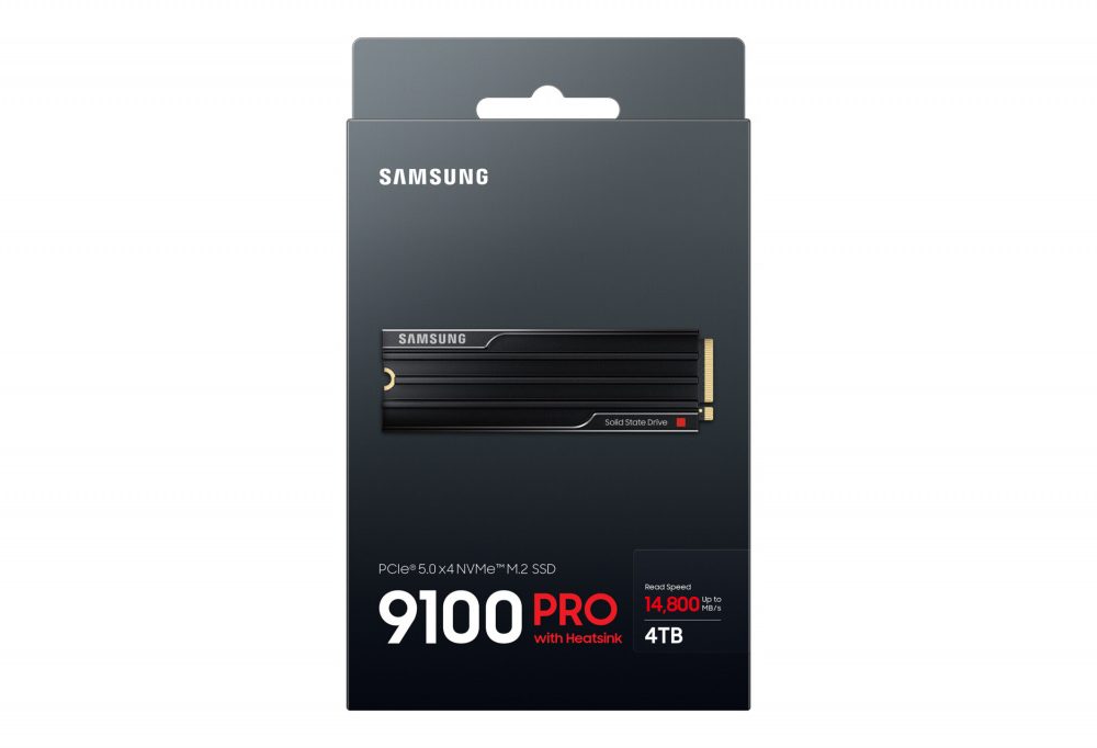 Alternative view of SAMSUNG 9100 PRO SSD Heatsink 4TB M.2