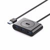 UGREEN USB Hub, USB 3.0 A, 4-portni crni, 1m