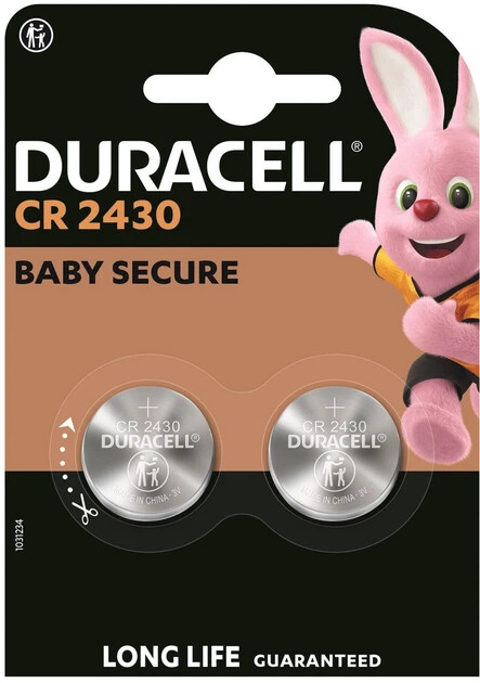 Baterija CR2430 Duracell 3V 2/1