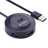 UGREEN 4-portni USB-A HUB 4×USB-A 2.0, crni, 1.0m