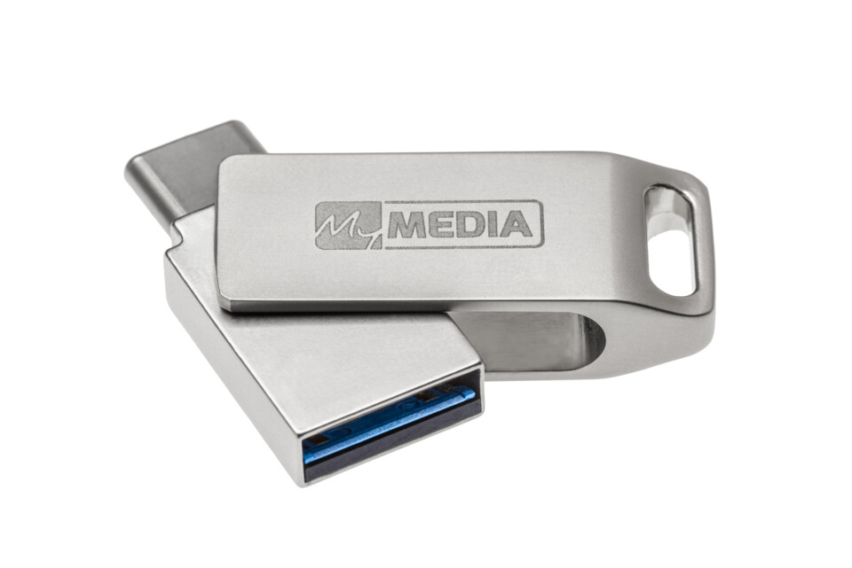 MyMedia Dual USB3.2 Gen1 /USB-C 128GB, metal