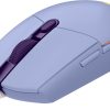 LOGITECH G102 LIGHTSYNC Corded Gaming Mouse - LILAC - USB - EER