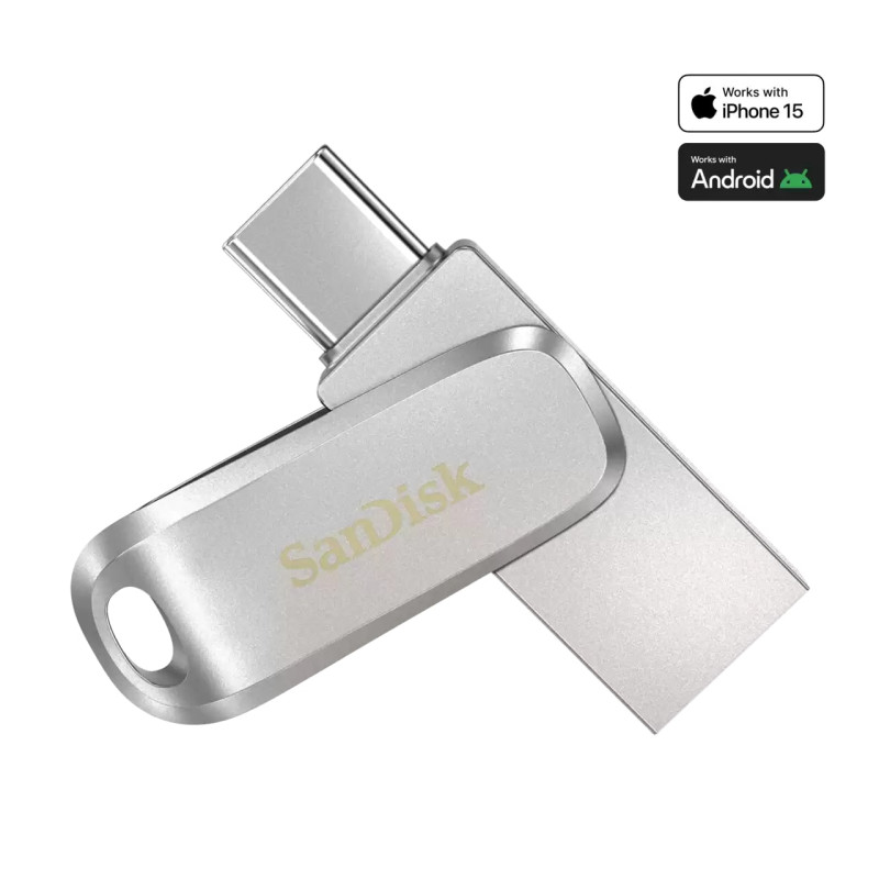 SanDisk 128GB Ultra Dual Drive Luxe USB3.2/USB-C (SDDDC4-128G-G46)