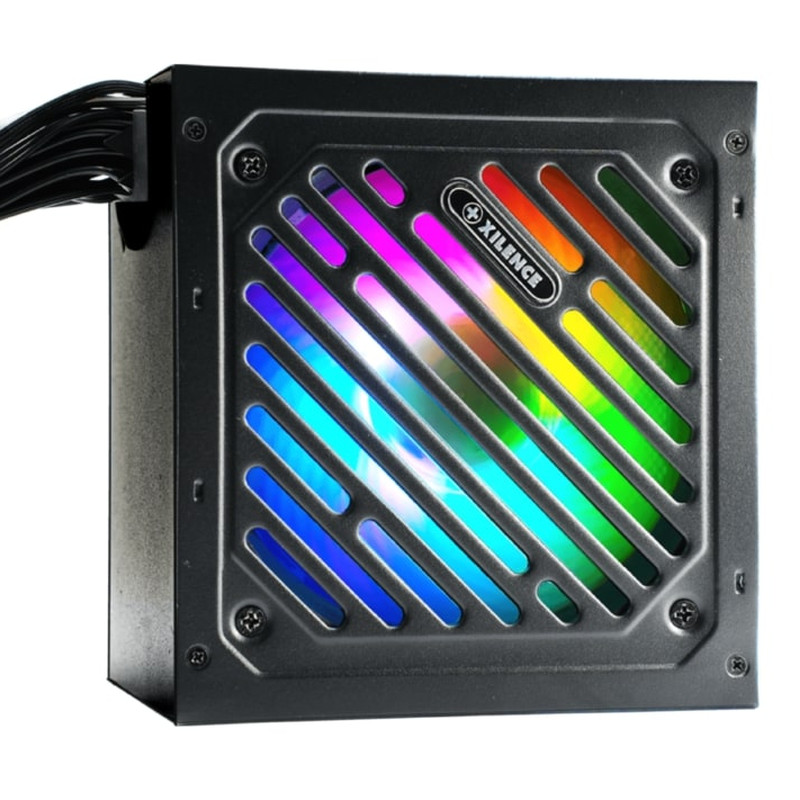 Xilence 750W Gaming, ATX 2.52v 80+ GOLD, aktivan PFC, 3×PCIe, 6×SATA, 20+4 pina, 120mm ARGB ventilator, crno