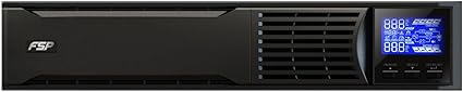 Fortron Source UPS Champ Rack - IEC 1000VA/900W, On-line double conversion, USB, RS-232, IEC C13x6, 2×9Ah, LCD