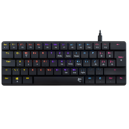 White Shark Nagamaki gaming tipkovnica crna scrveni switch GK-006112