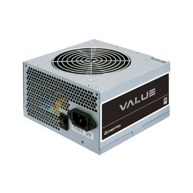 Alternative view of Chieftec 500W, ATX 2.3, 80+, aktivan PFC, 1×PCIe, 3×SATA, 20+4-pina, 120mm ventilator, bulk, bez kabla