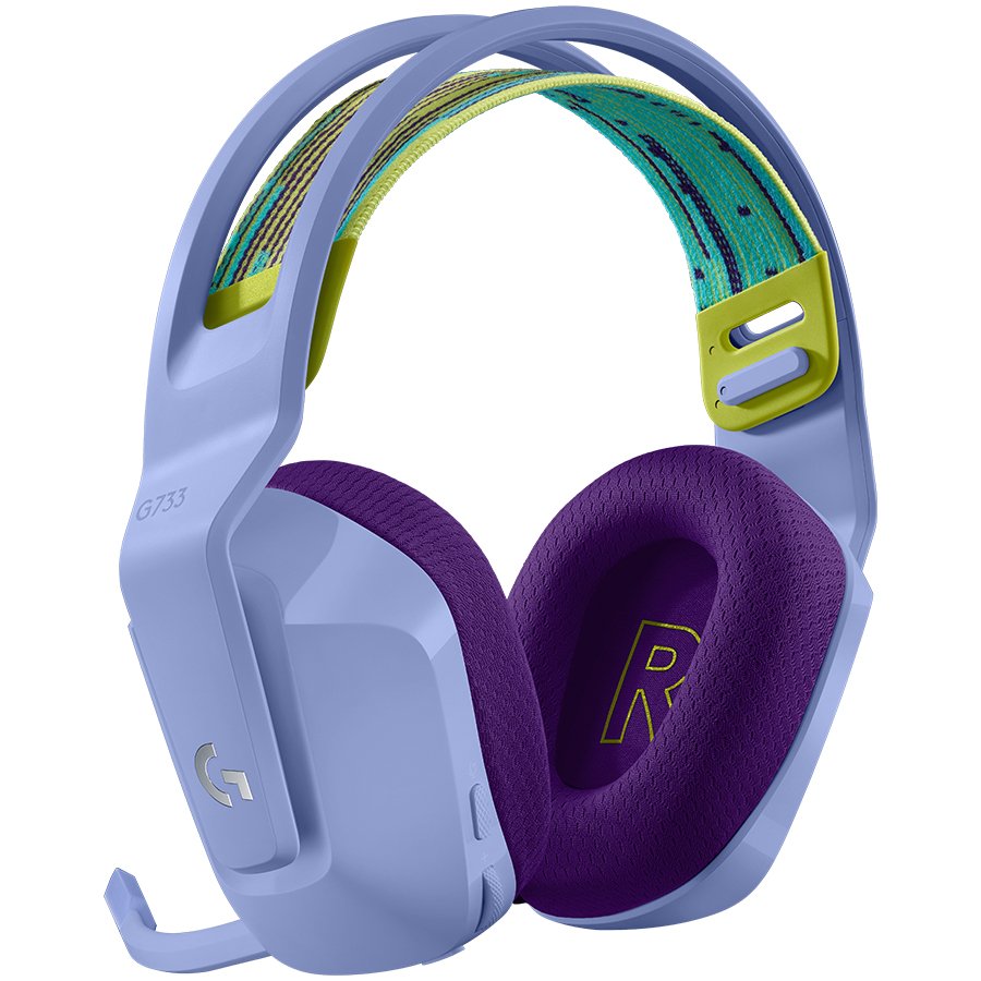 LOGITECH G733 LIGHTSPEED Wireless RGB Gaming Headset - LILAC - Slika 2