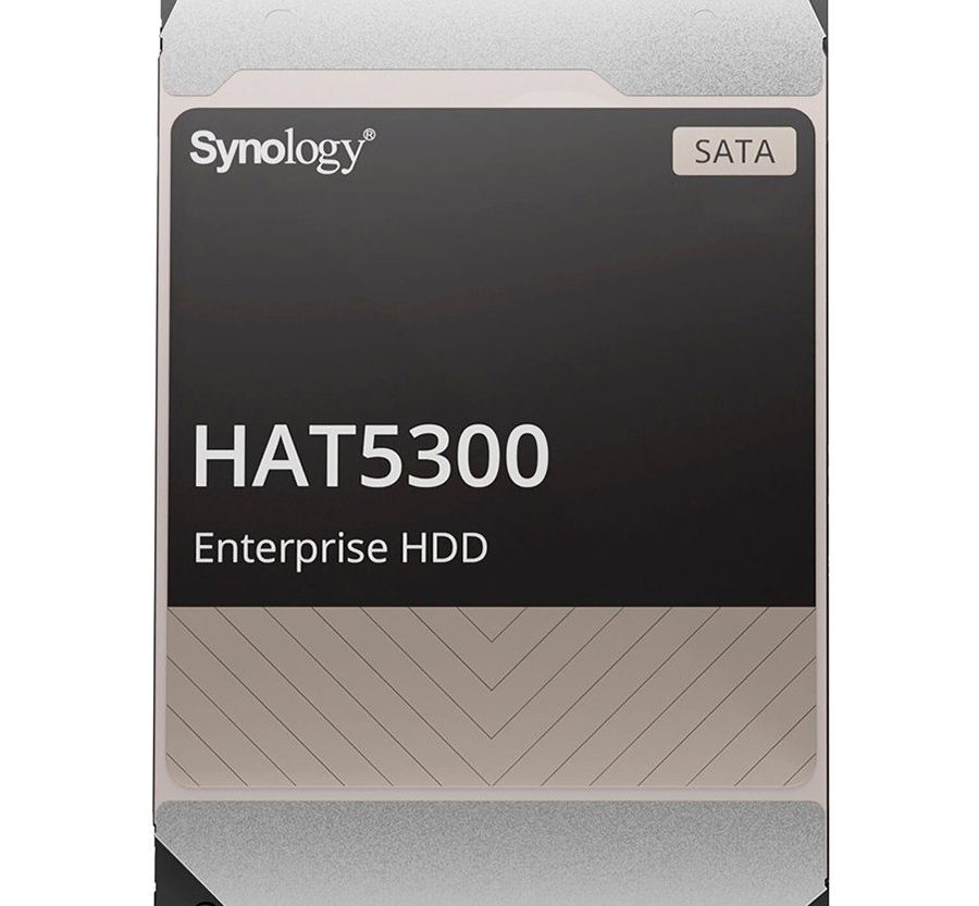 Synology HAT5300-16T 16TB 3.5" Enterprise HDD, 7.200 rpm, Buffer size : 512 MiB, SATA 6 Gb/s, MTTF 2.5M hours, 5 year warranty