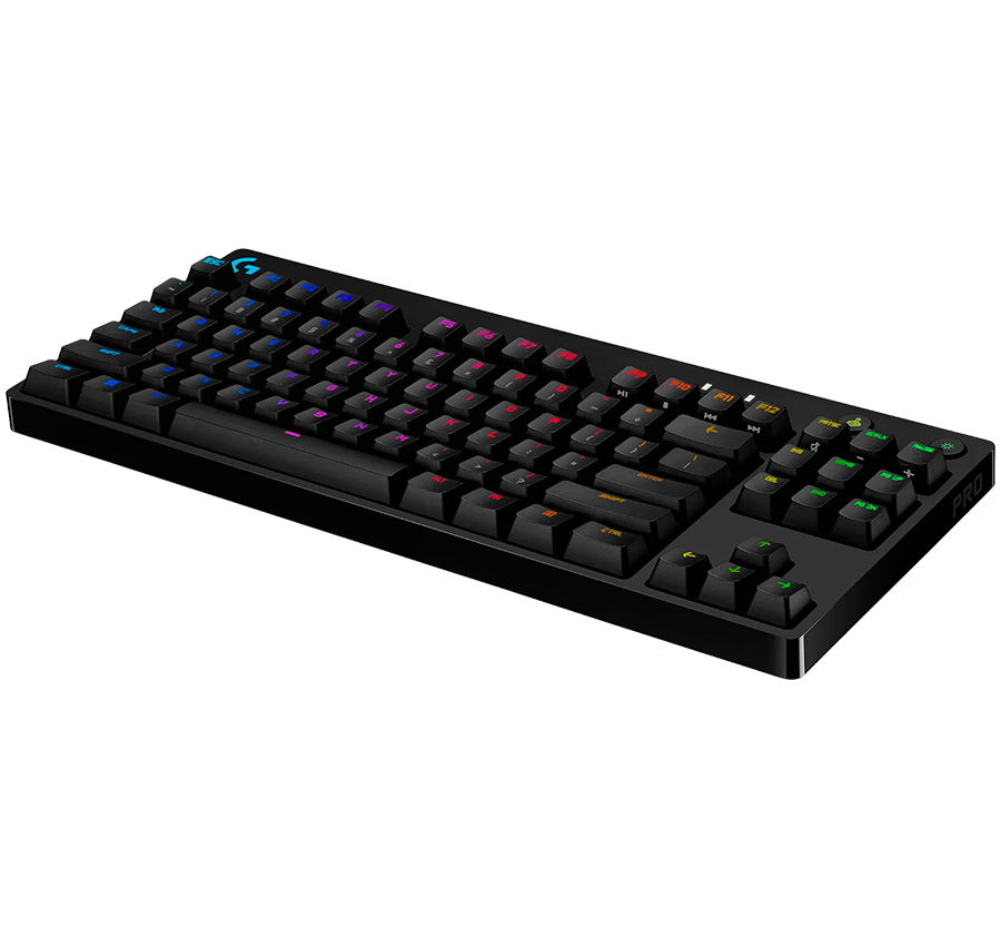 Alternative view of LOGITECH G PRO X TKL LIGHTSPEED Mechanical Gaming Keyboard - BLACK - US INT'L - TACTILE